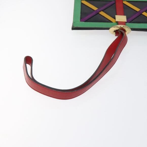 CELINE Shoulder Bag Leather Multicolor - Picture 7 of 13